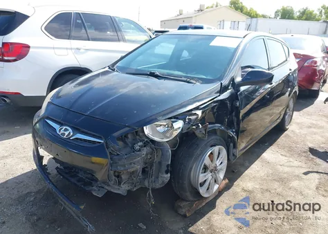 2012 Hyundai Accent Se из США, поврежденный, VIN KMHCU5AEXCU046534